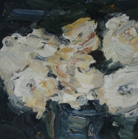 Rosen im Herbst III, 30 x 30 cm