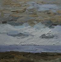 Regen über der See