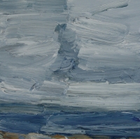 Winter am Meer II, 2015, 30x30 cm