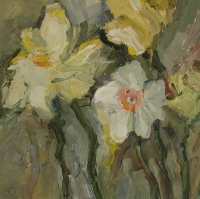 Frühling Narzissen, 2015, 30x30 cm