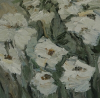 Weisse Rosen, 30 x 30 cm