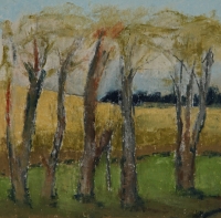 Skizze 4,o.T., Pastell, 20 x 20 cm